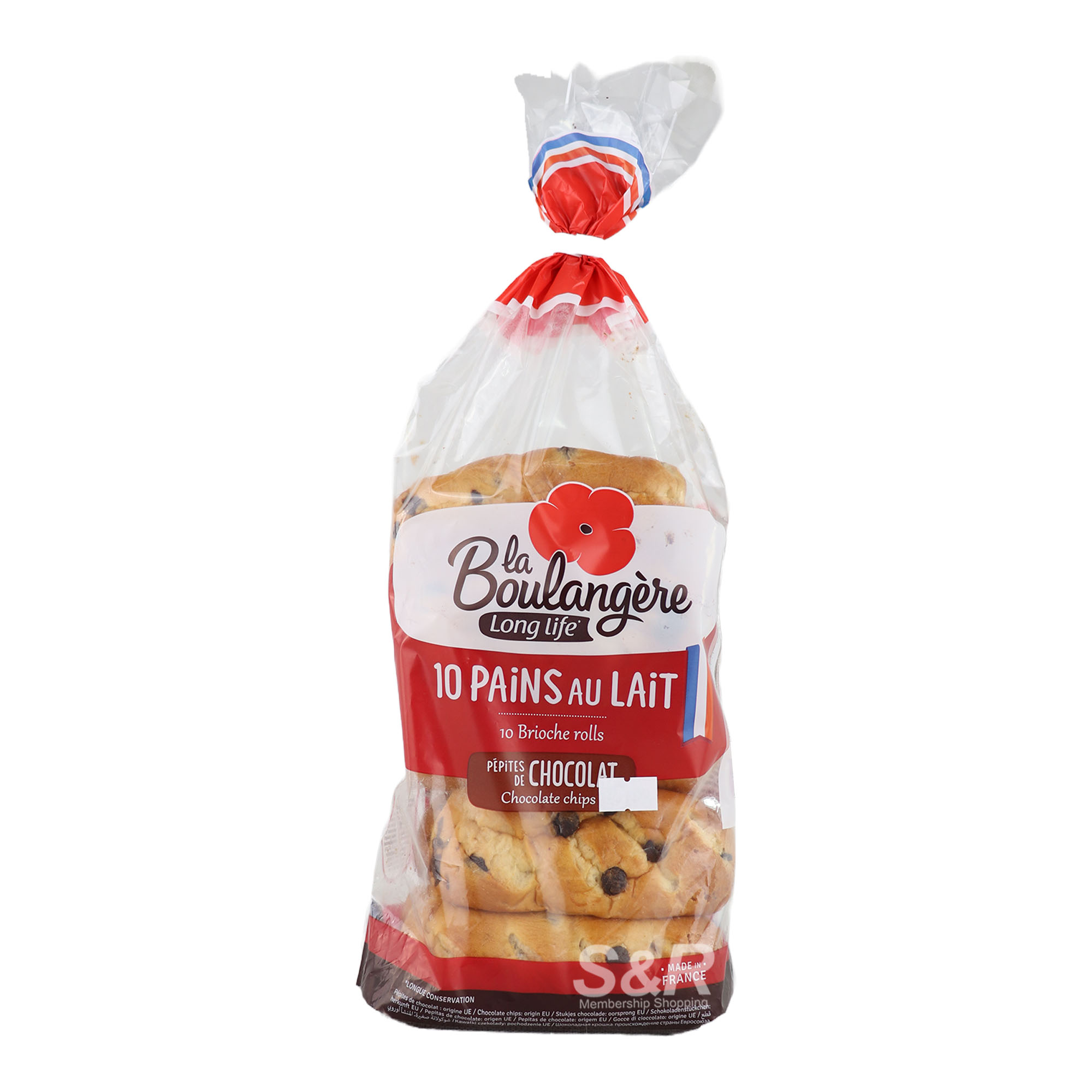 La Boulangere Chocolate Chips Brioche Rolls 10pcs La Boulangere Chocolate Chips Brioche Rolls 10pcs